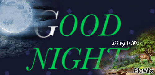 GOOD NIGHT - 無料のアニメーション GIF