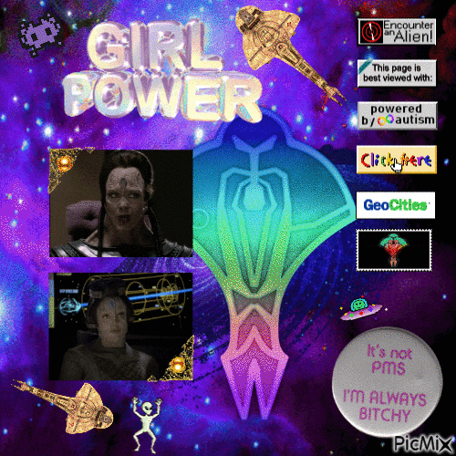 girl power - Zdarma animovaný GIF