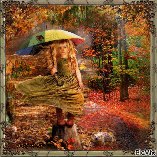 Beautiful autumn... - Бесплатный анимированный гифка
