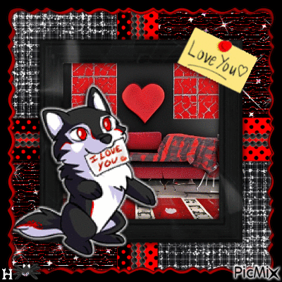 ♥I love You Wolf♥ - GIF animate gratis