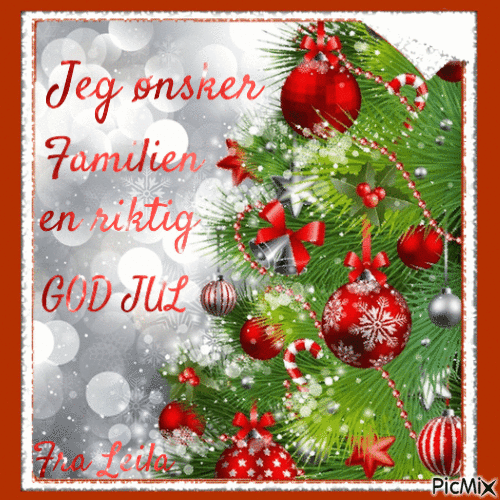 I wish the Family a very Merry Christmas - Δωρεάν κινούμενο GIF