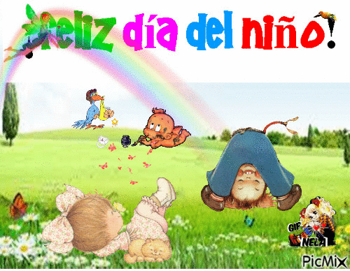 DIA DEL NIÑO - GIF animate gratis