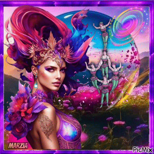 marzia - donna fantasy - Besplatni animirani GIF