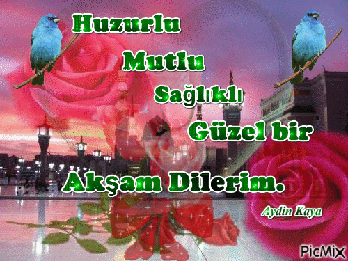 hayirli aksamlar - Бесплатный анимированный гифка