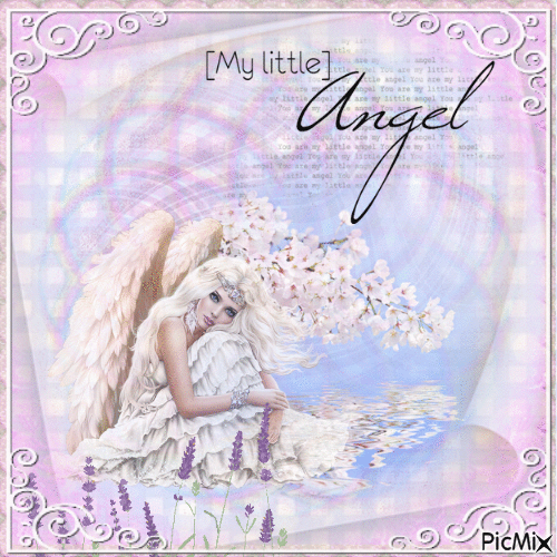 My little Angel - Безплатен анимиран GIF