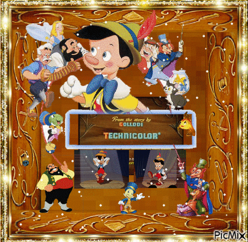 Pinochio - Zdarma animovaný GIF