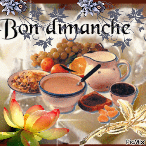 Bon Dimanche - 免费动画 GIF