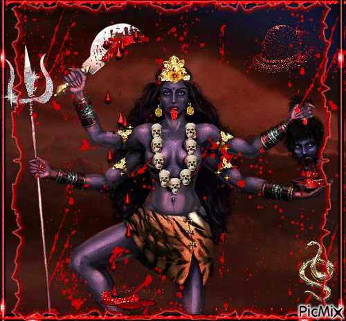 Goddess Kali - Ingyenes animált GIF