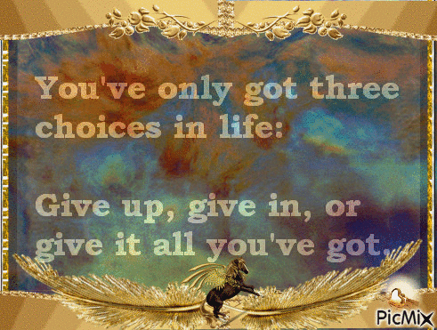 Give It All You Got (quote) - Бесплатный анимированный гифка