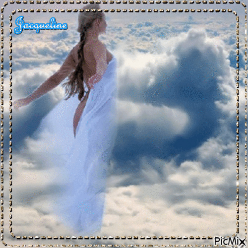 princesse des nuages - Δωρεάν κινούμενο GIF