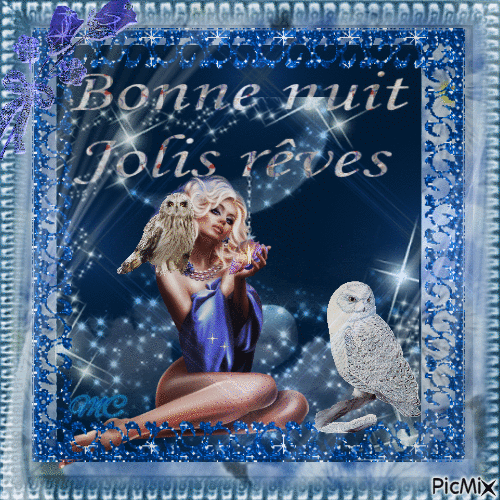Bonne Nuit jolis rêves - Бесплатни анимирани ГИФ