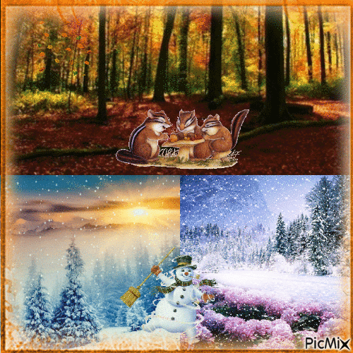 AUTOMNE HIVER - Free animated GIF