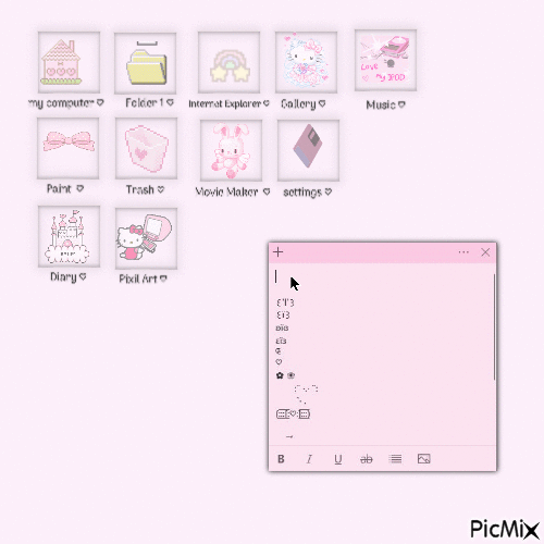 desktop ♡ ྀི - GIF animasi gratis