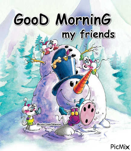 good morning my friends - 無料png