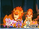 Dorothy and Lion - 無料のアニメーション GIF
