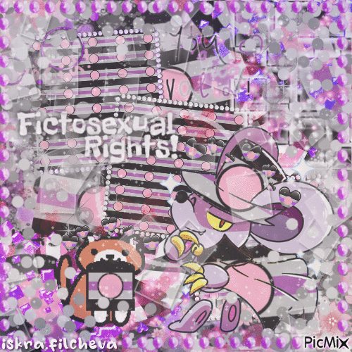 ♫ Fictosexual Rights! {By iskra.filcheva}♫ - Ilmainen animoitu GIF