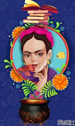 Siempre Frida - Бесплатный анимированный гифка