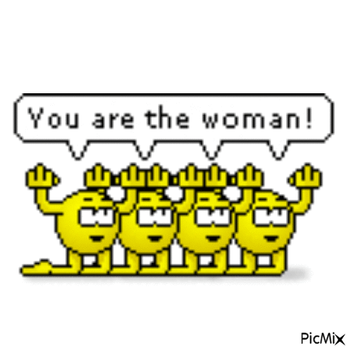 you are the woman - Animovaný GIF zadarmo