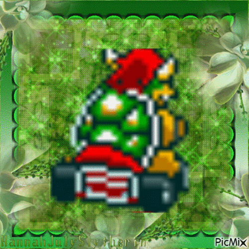 Bowser; Mario Kart - Бесплатный анимированный гифка
