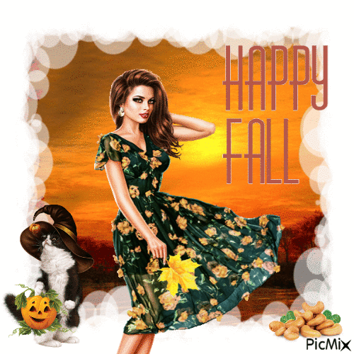 Happy Fall 2018 - GIF เคลื่อนไหวฟรี