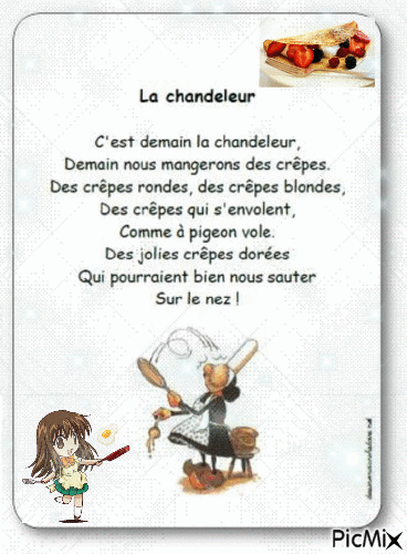 La chandeleur - Zdarma animovaný GIF