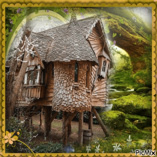 Maison en bois - besplatni png