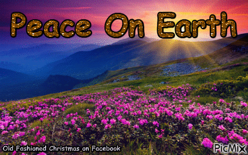 Peace On Earth - Gratis animeret GIF
