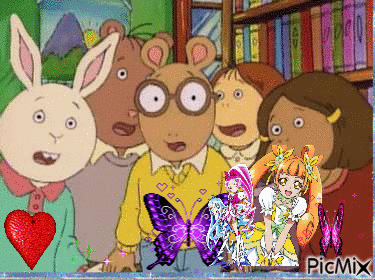 Arthur and his friends - GIF animado grátis