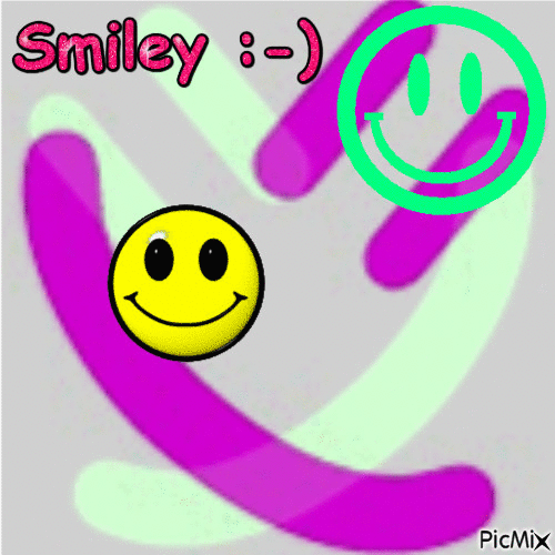 Smileys - GIF animado gratis