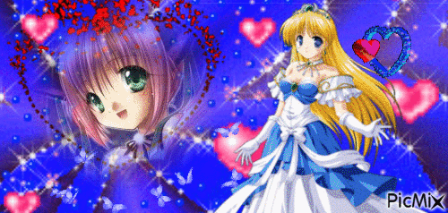 Princess Anime Manga - GIF animate gratis
