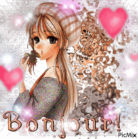 bonjour - Free animated GIF