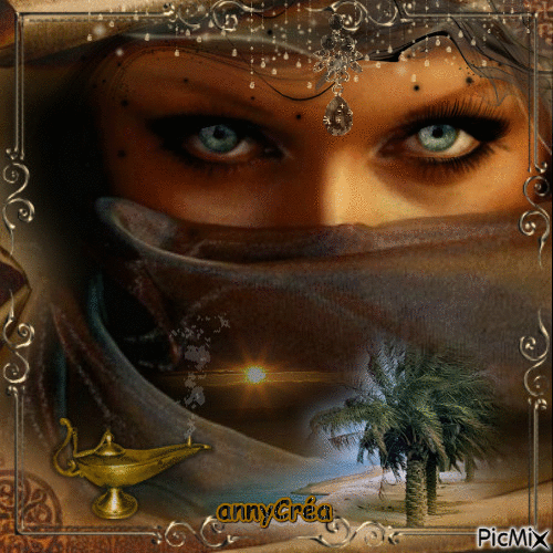 Les yeux du désert - Ingyenes animált GIF
