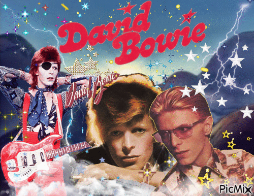 Bowie ⚡ - Animovaný GIF zadarmo