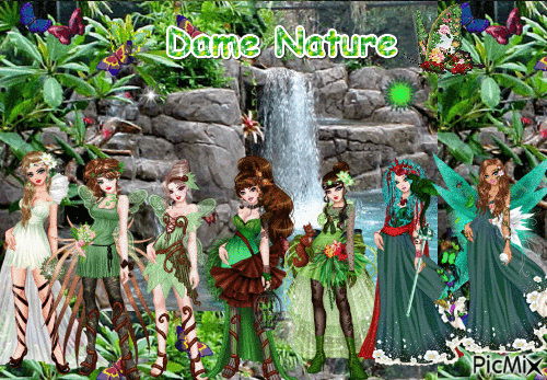 dame nature - GIF animate gratis