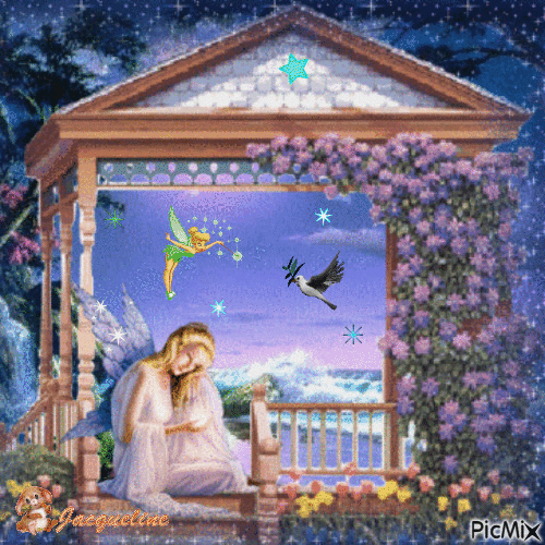 un ange au paradis - Δωρεάν κινούμενο GIF