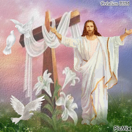 Jésus par BBM - Darmowy animowany GIF
