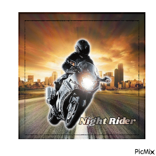 Night Rider - Gratis geanimeerde GIF
