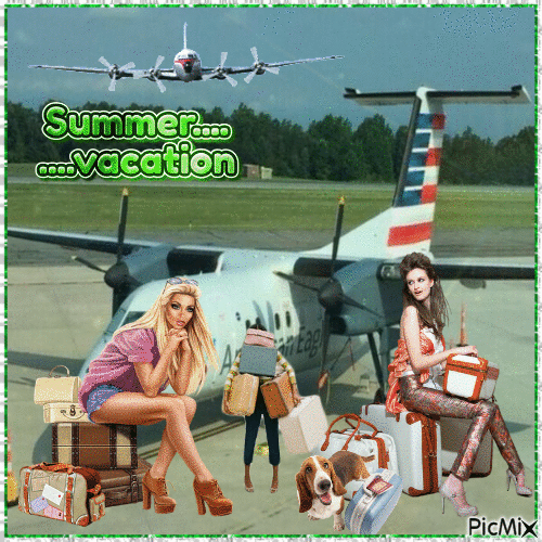 We're going on vacation - Free animated GIF