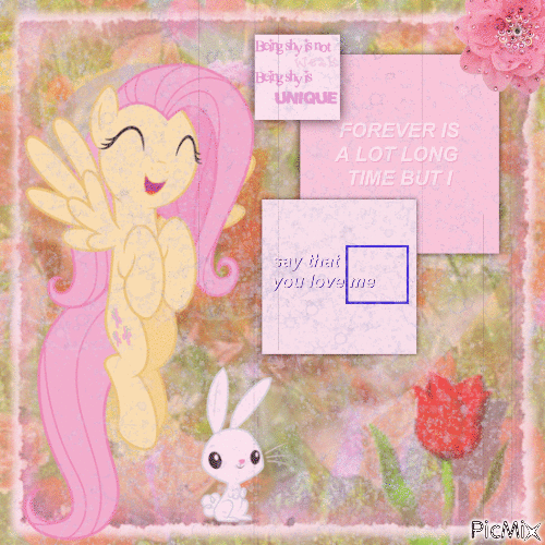 MLP | Fluttershy Edit - Free animated GIF