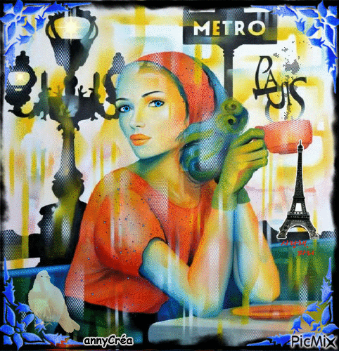 Paris en "Peinture" - Δωρεάν κινούμενο GIF