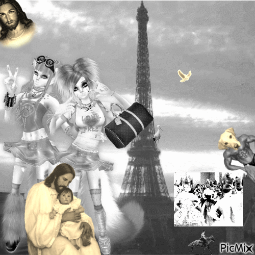 Paris Fashion - Ilmainen animoitu GIF