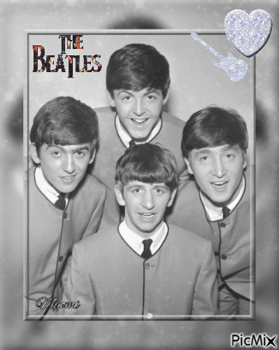 les Beatles - GIF animado grátis