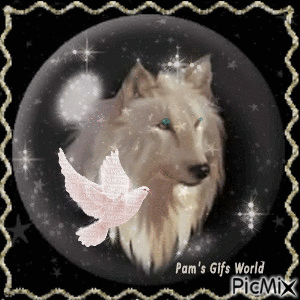 Wolf Profile - GIF animado gratis