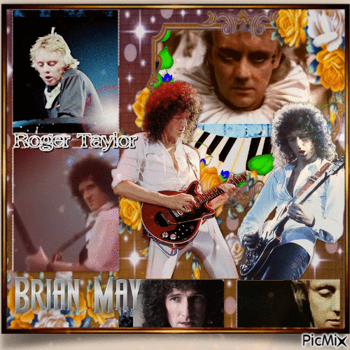 Roger Taylor & Brian May - Kostenlose animierte GIFs