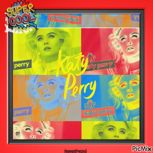 Pop -Art- Katy Perry - Ingyenes animált GIF