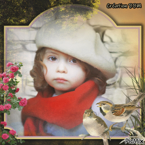 Portrait enfant par BBM - Δωρεάν κινούμενο GIF