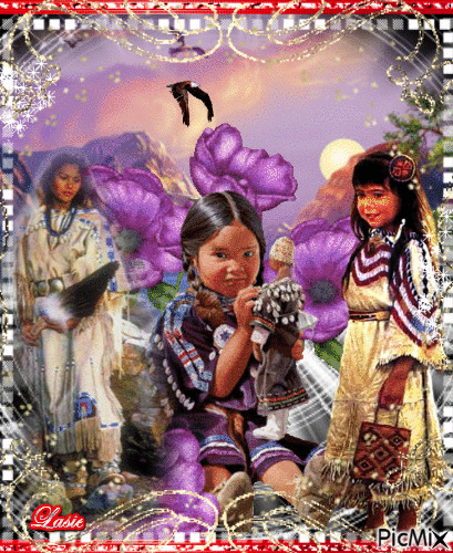 Les Amérindiennes ♥♥♥ - GIF animé gratuit