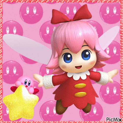 Personnage Kirby ...concours - Free animated GIF