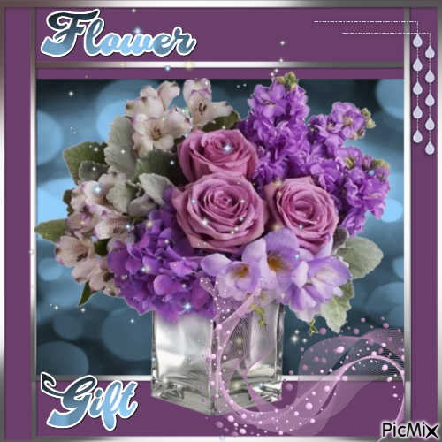 Flower Gift - zdarma png