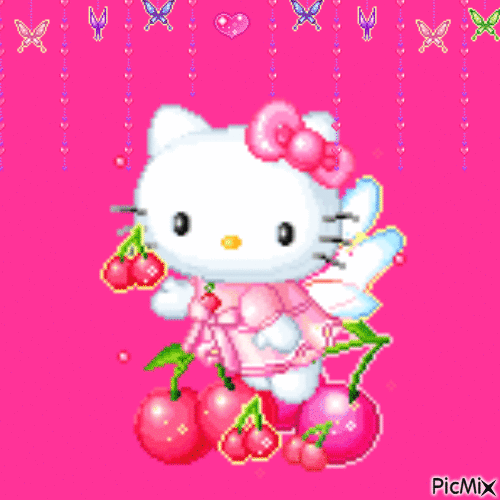 Hello kitty icon - 免费动画 GIF